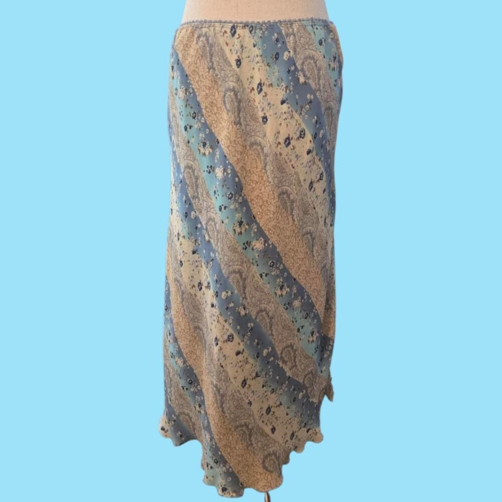 Y2k boho patchwork maxi